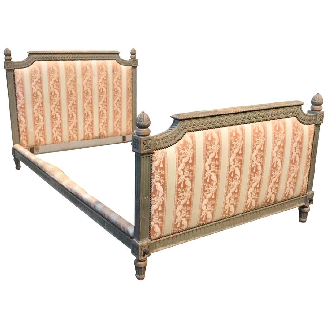 19th Century French Louis XVI Carved Bed