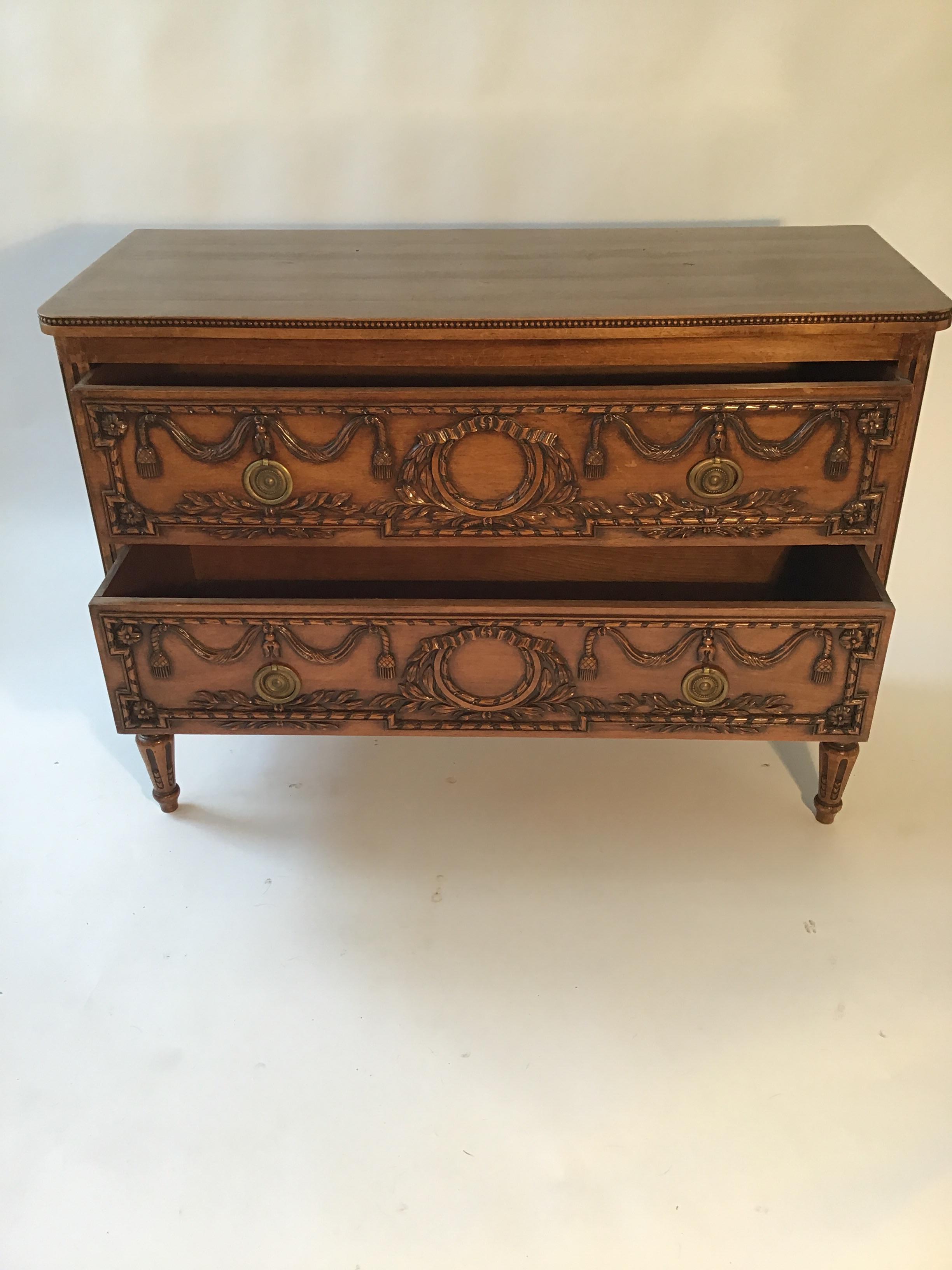 19th Century French Louis XVI Carved Commode 1