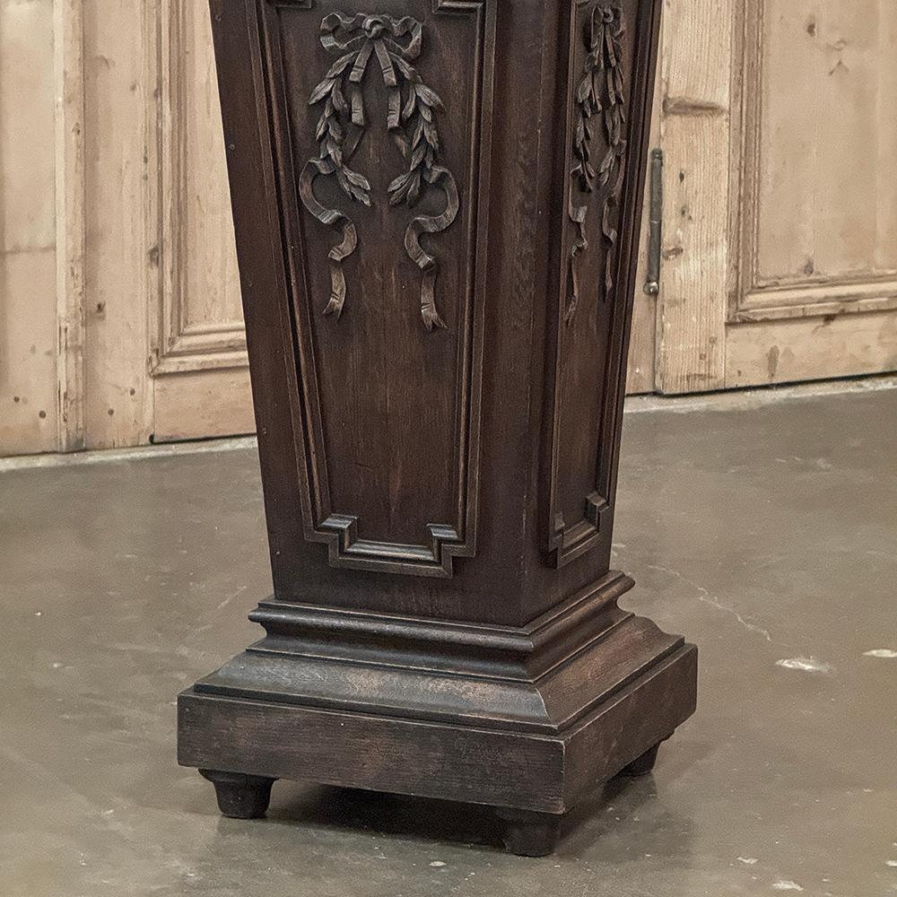 19th Century French Louis XVI Carved Pedestal For Sale 2
