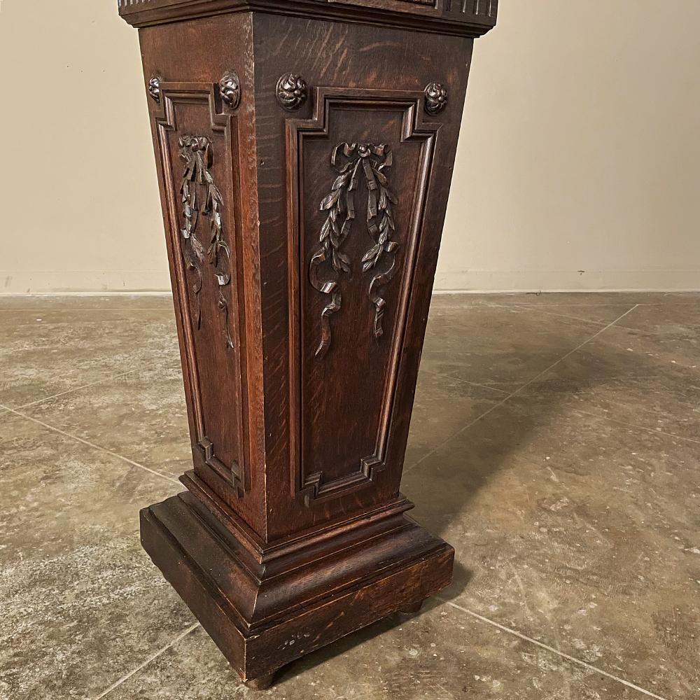 19th Century French Louis XVI Carved Pedestal For Sale 3