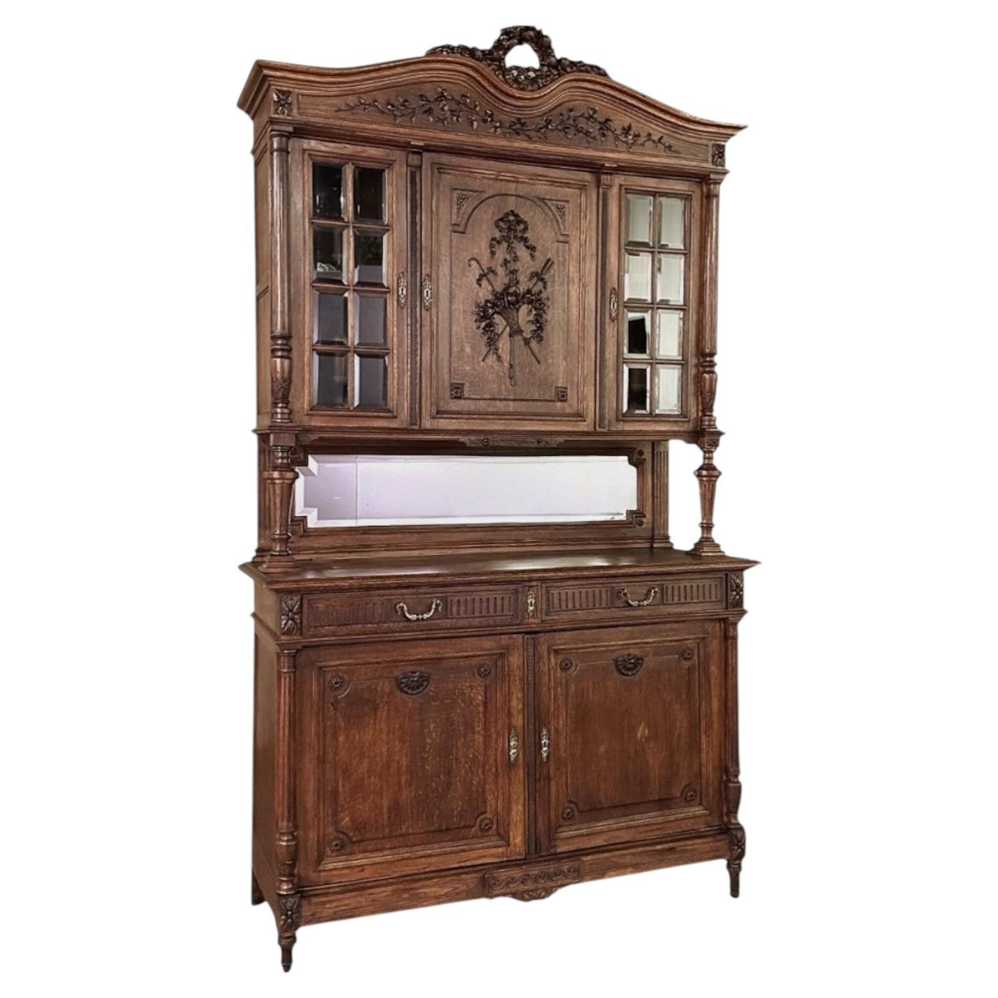 19th Century French Louis XVI China Buffet For Sale