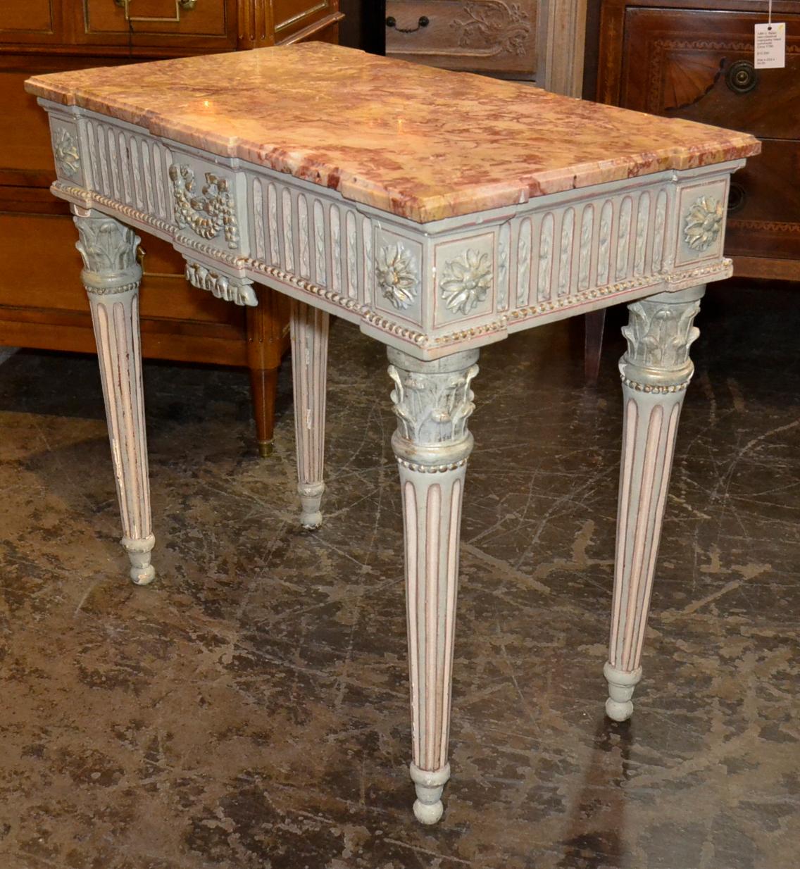 19th Century French Louis XVI Console For Sale 1