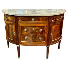 Service à Demi-Lune Louis XVI du 19ème Siècle Français
