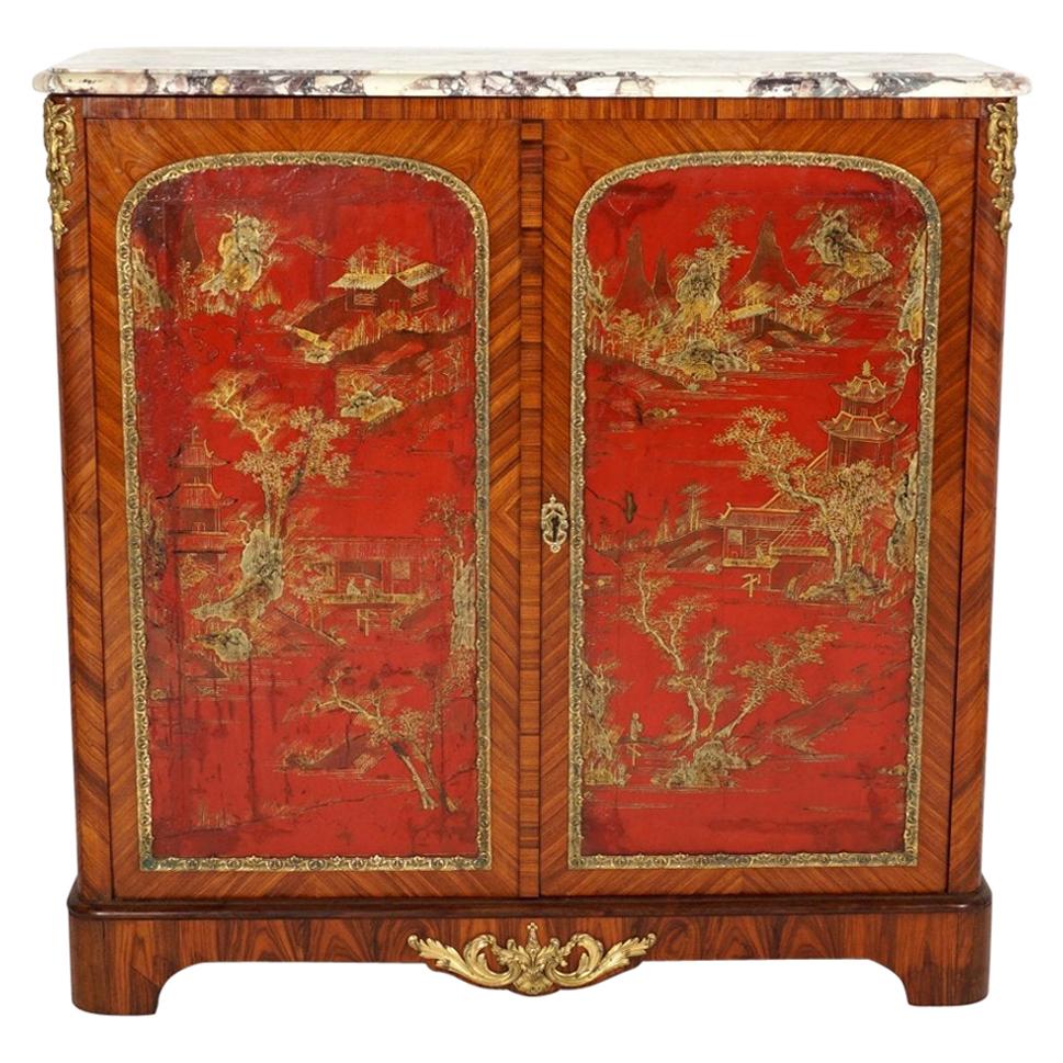 französisches Chinoiserie-Kabinett im Louis-XVI-Stil des 19. Jahrhunderts von Paul Sormani