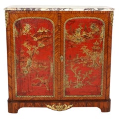 19th Century French Louis XVI Design Chinoiserie Cabinet by Paul Sormani