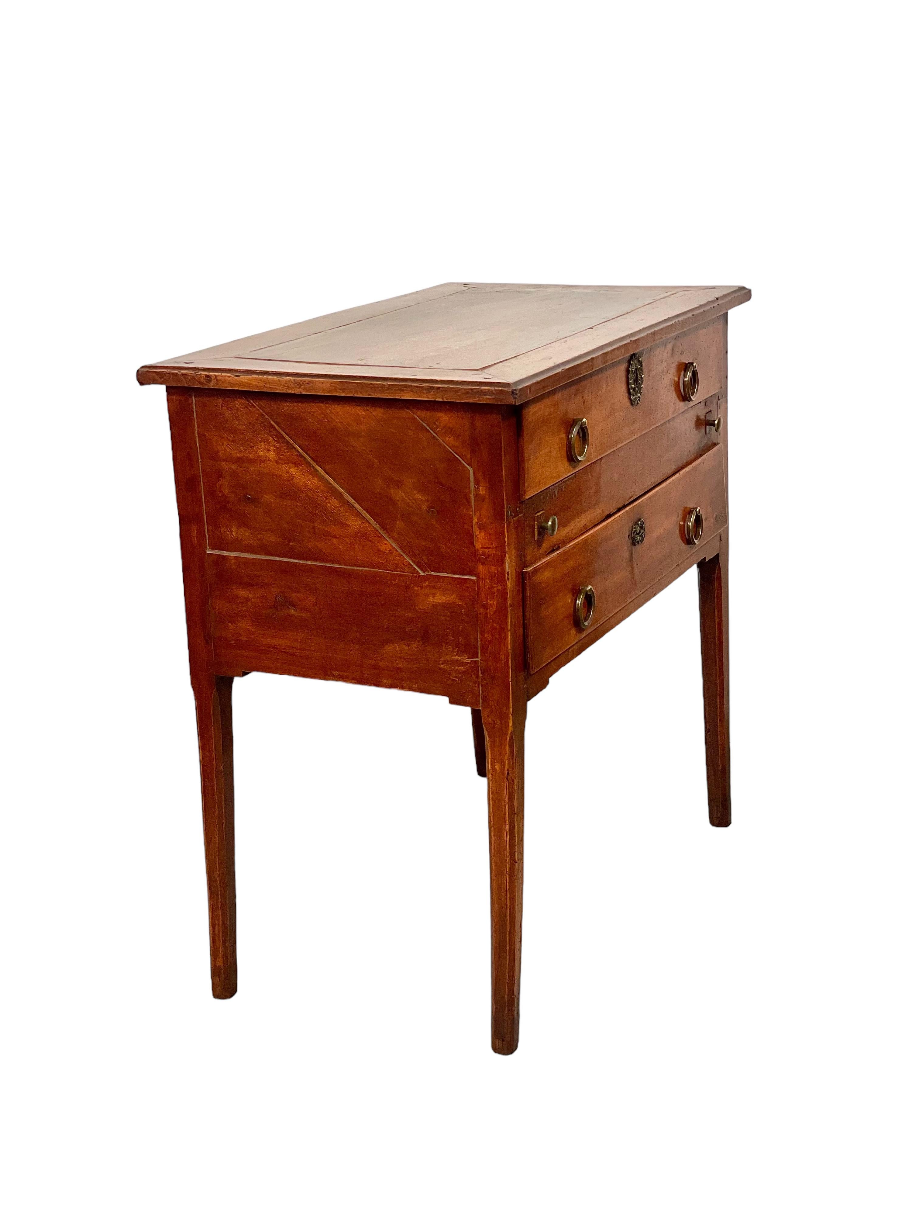 19th Century French Louis XVI Fruitwood Commode For Sale 12