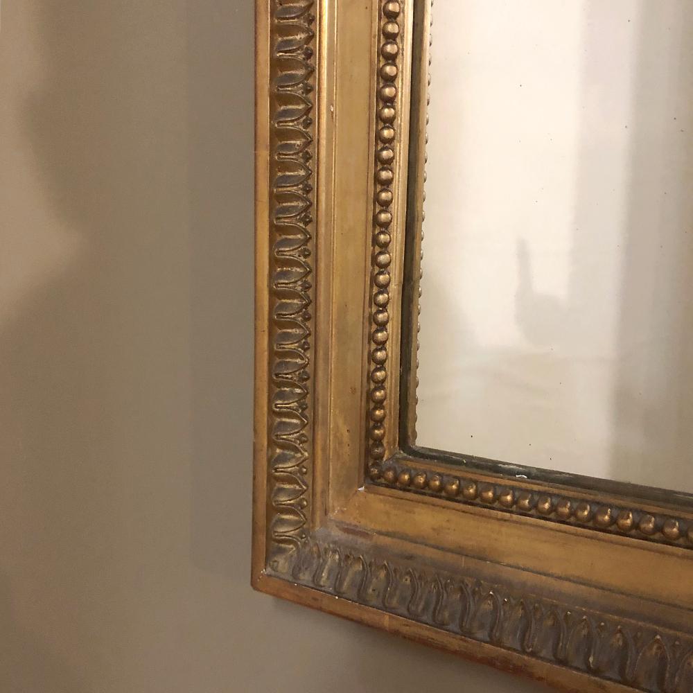 19th Century French Louis XVI Gilded Mirror 3