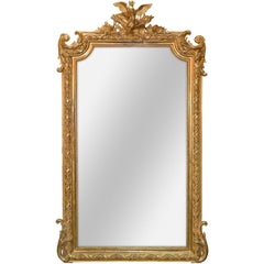 19th Century French Louis XVI Giltwood Mirror