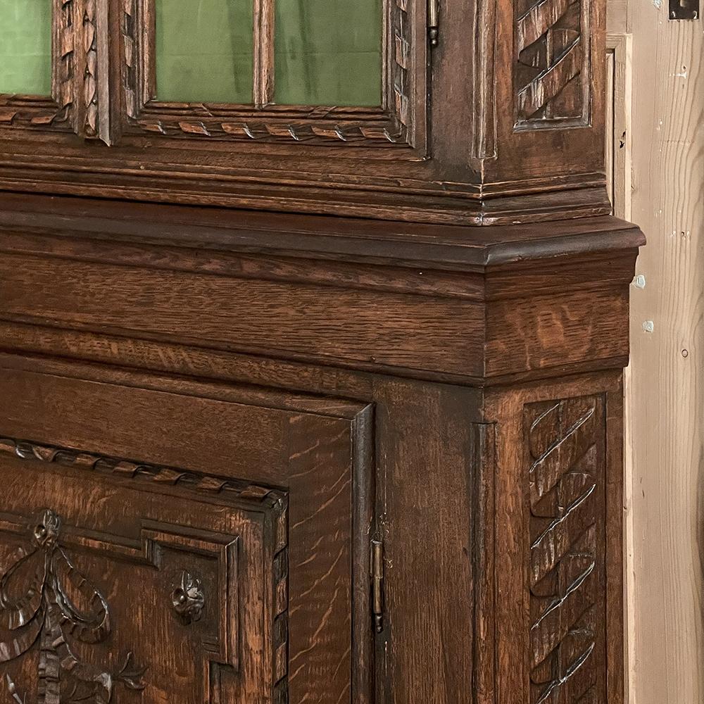 19th Century French Louis XVI Hand-Carved Corner Cabinet For Sale 10