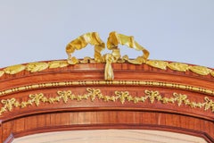 19th Century French Louis XVI Mahogany and Gilt Bronze Signed Viewing Cabinet