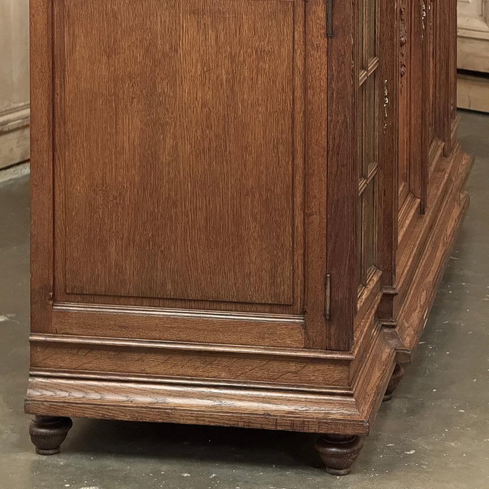 Buffet da esposizione francese Luigi XVI del XIX secolo con piano in marmo in vendita 5