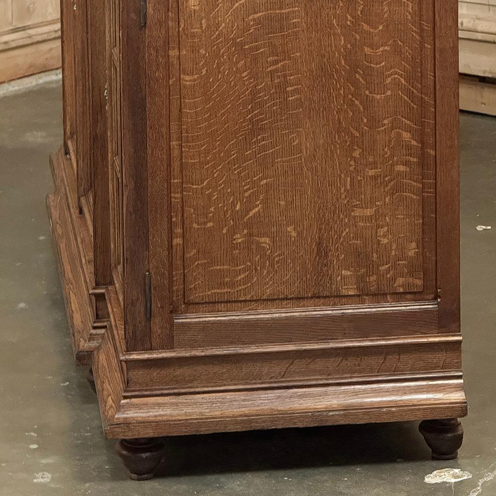 Buffet da esposizione francese Luigi XVI del XIX secolo con piano in marmo in vendita 7