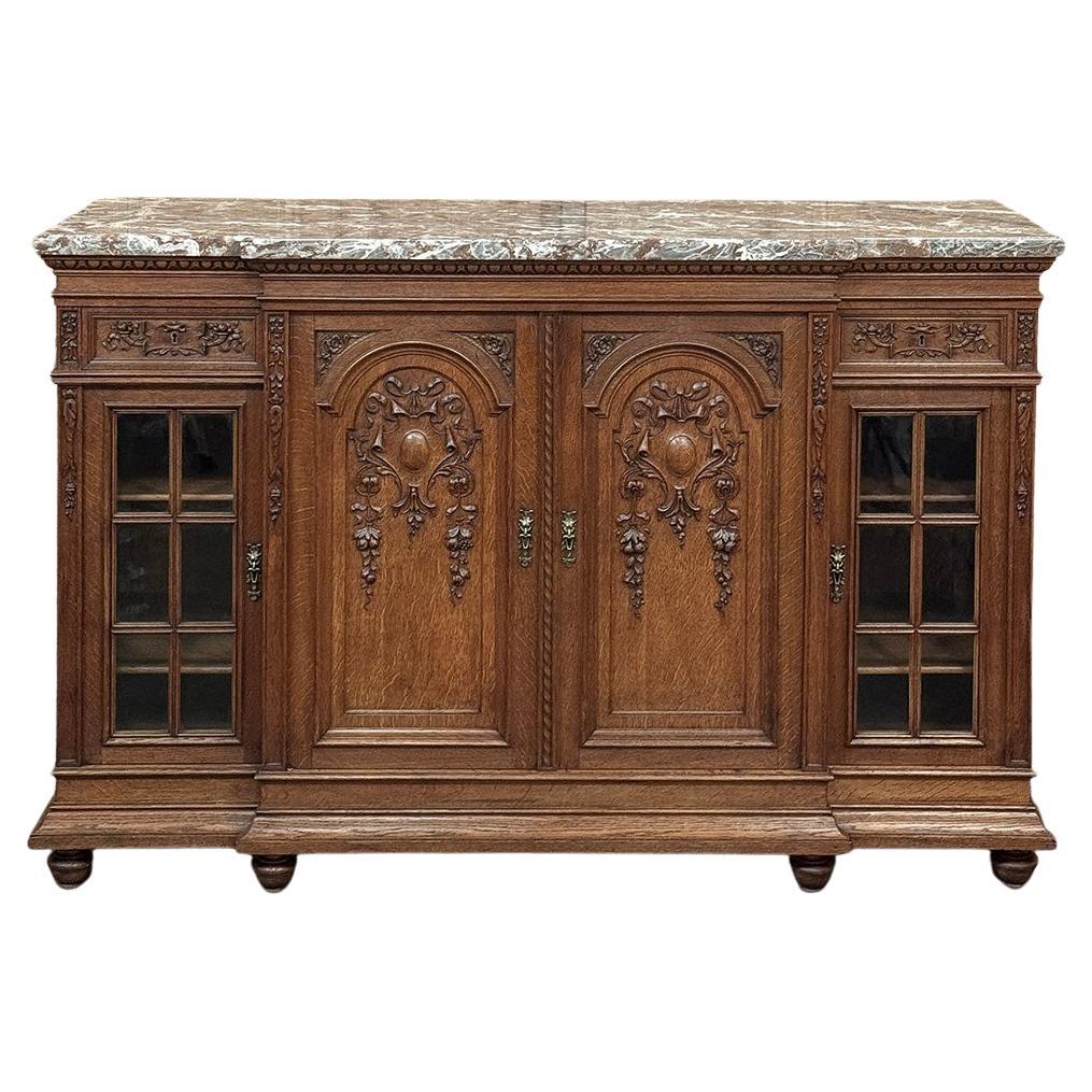 Hand-Carved Case Pieces and Storage Cabinets