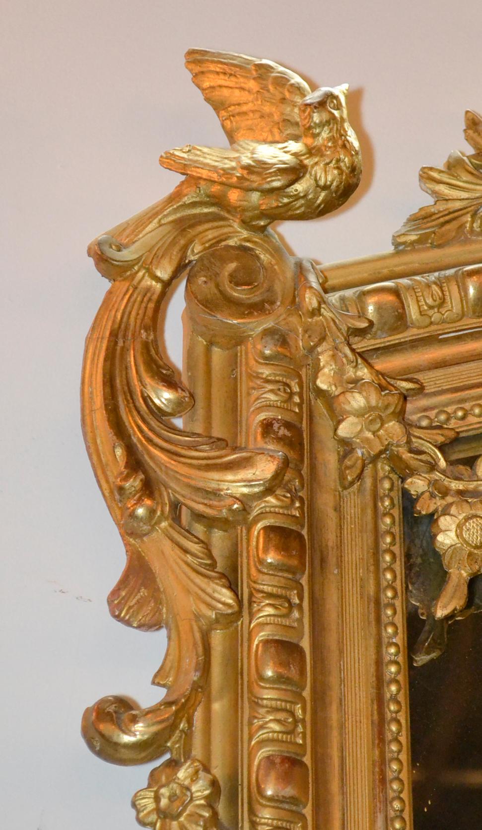 19th Century French Louis XVI Mirror In Good Condition In Dallas, TX