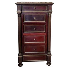 19th Century French Louis XVI Napoleon III Mahogany Cabinet