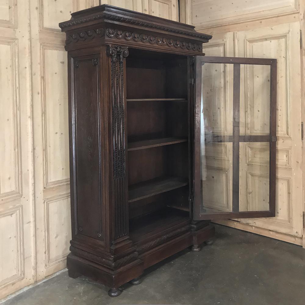 Late 19th Century 19th Century French Louis XVI Neoclassical Bookcase