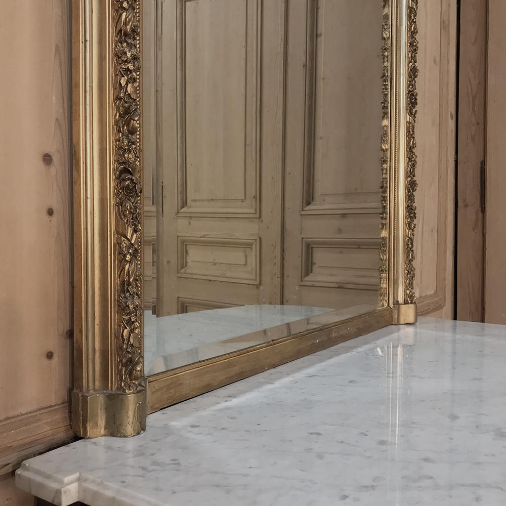 19th Century French Louis XVI Neoclassical Gilded Mirror 2