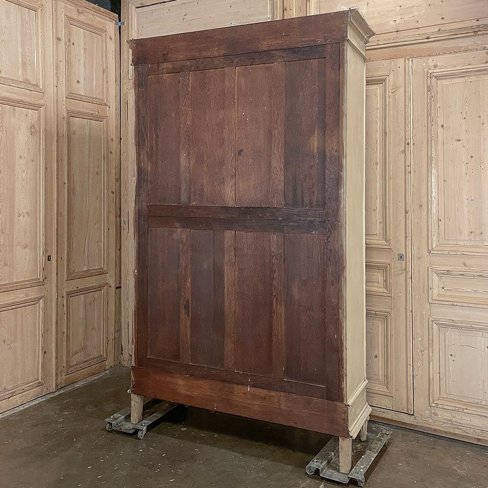 19th Century French Louis XVI Neoclassical Painted Armoire ~ Wardrobe 14