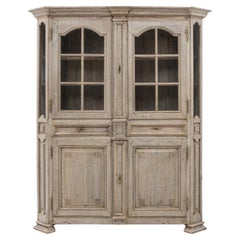 19. Jahrhundert Französisch Louis XVI Eiche Vitrine