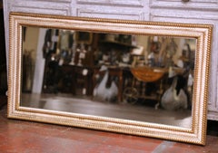 19th Century French Louis XVI Painted and Giltwood Wall Mirror
