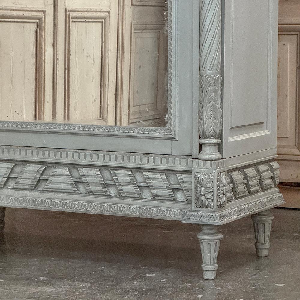 Armoire dipinto Luigi XVI francese del XIX secolo in vendita 3