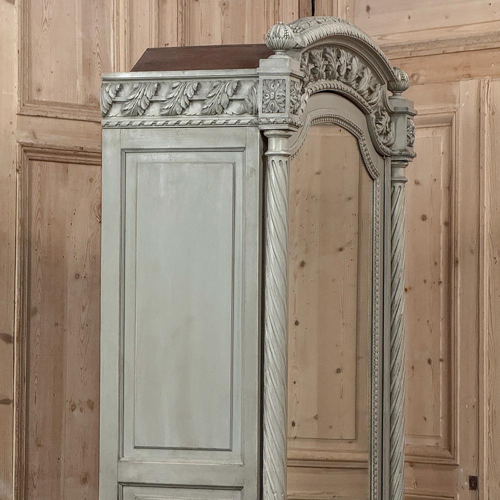 Armoire dipinto Luigi XVI francese del XIX secolo in vendita 4
