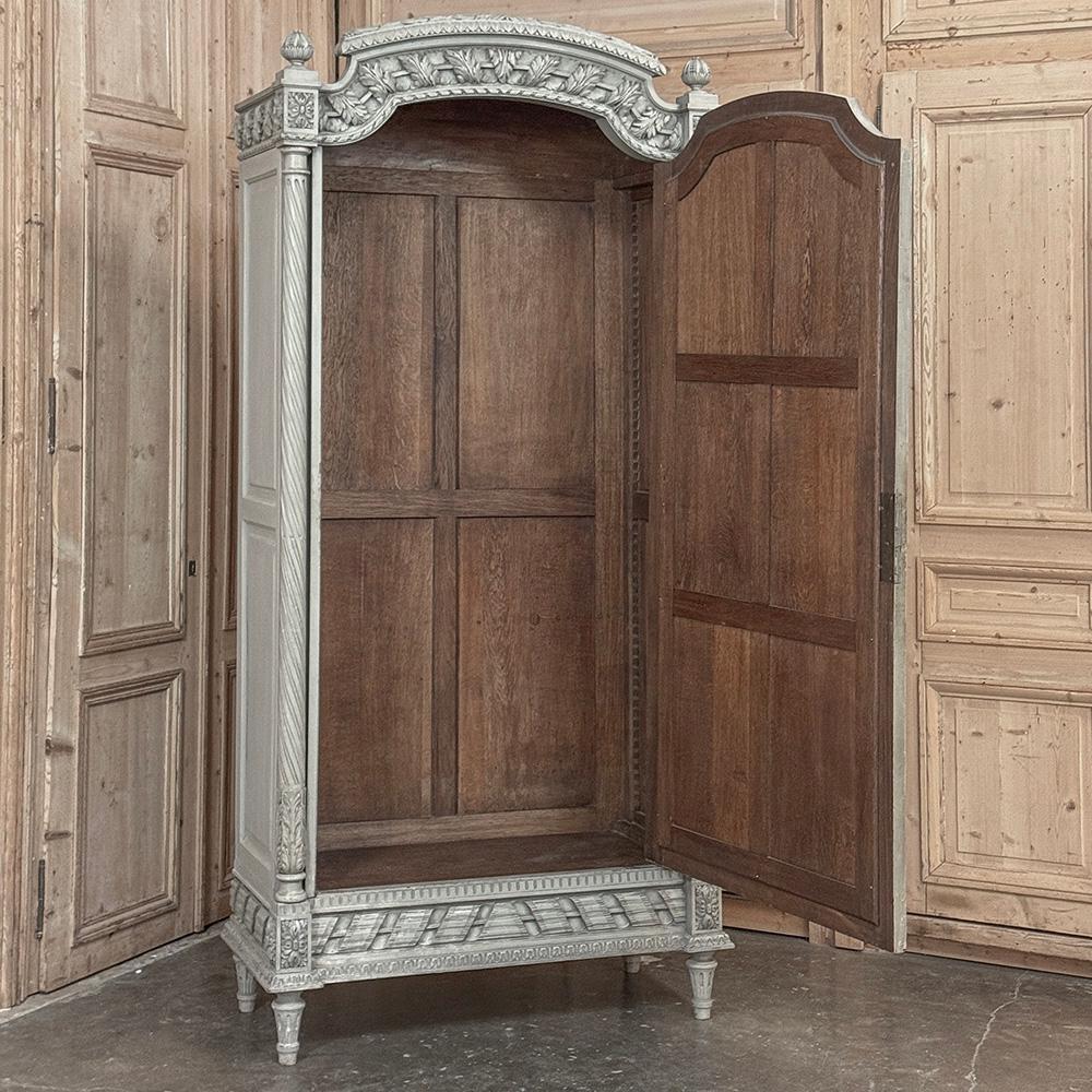 Armoire dipinto Luigi XVI francese del XIX secolo in vendita 9