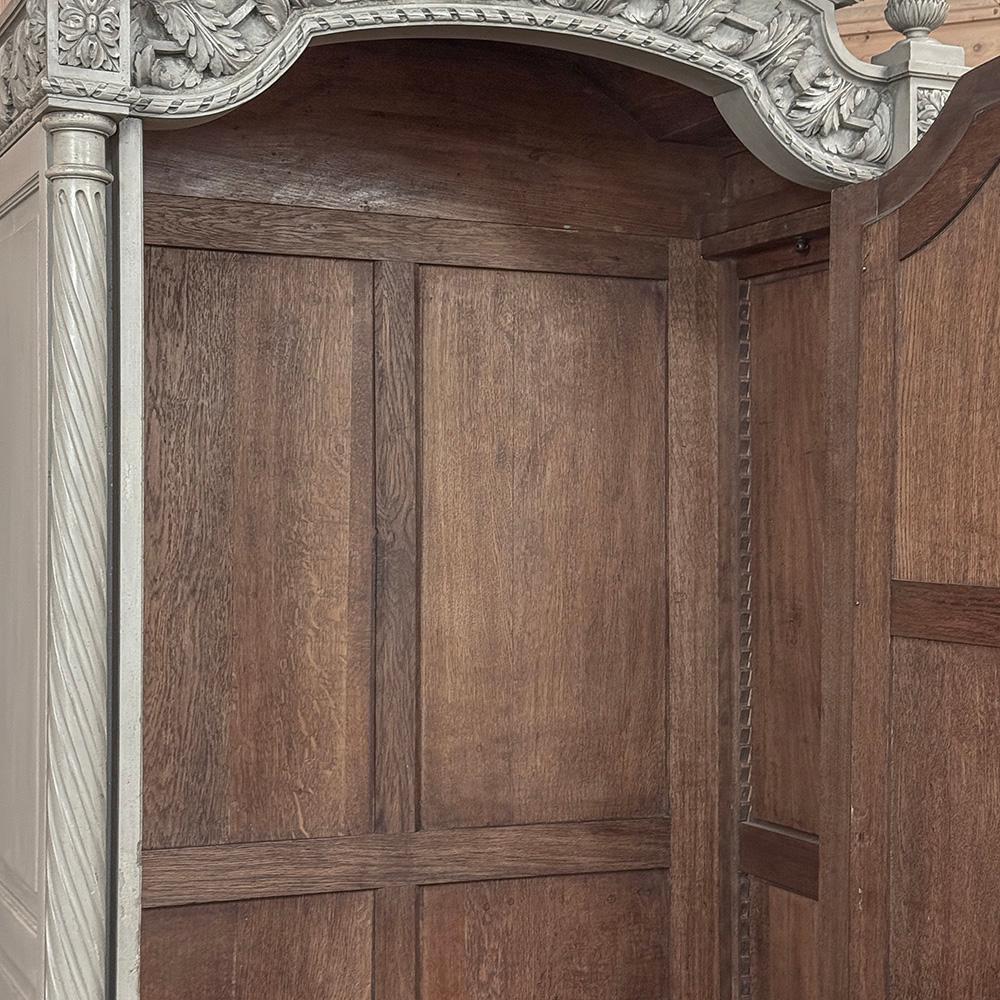 Armoire dipinto Luigi XVI francese del XIX secolo in vendita 10