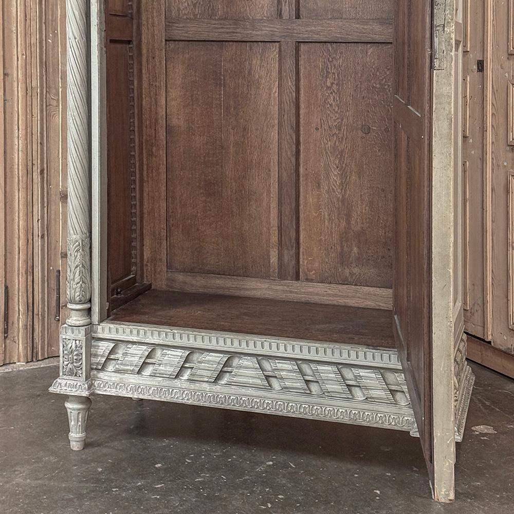 Armoire dipinto Luigi XVI francese del XIX secolo in vendita 11