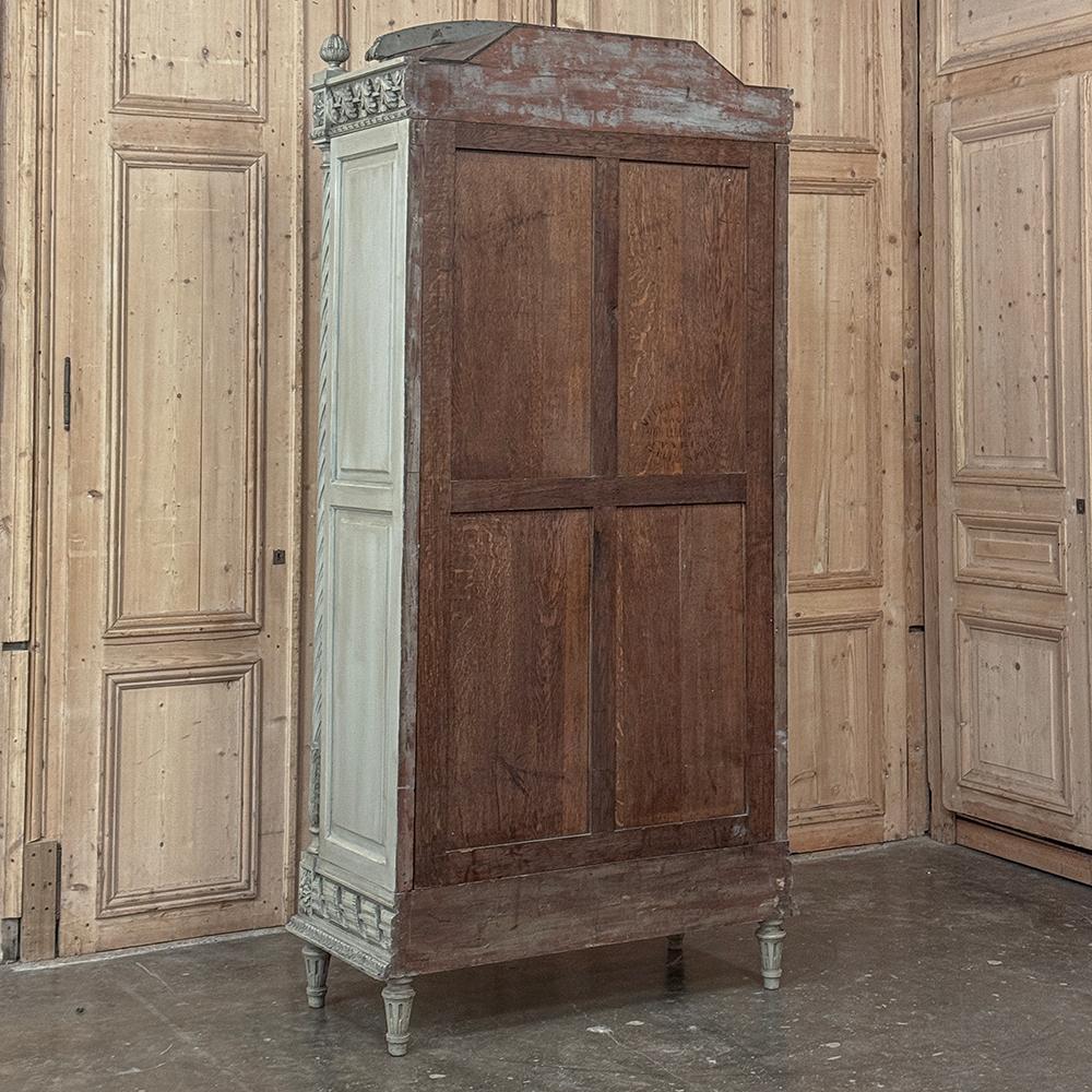 Armoire dipinto Luigi XVI francese del XIX secolo in vendita 12