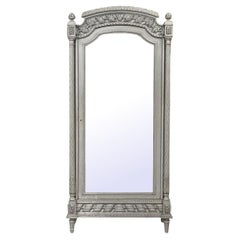 Antique 19th Century French Louis XVI Painted Armoire
