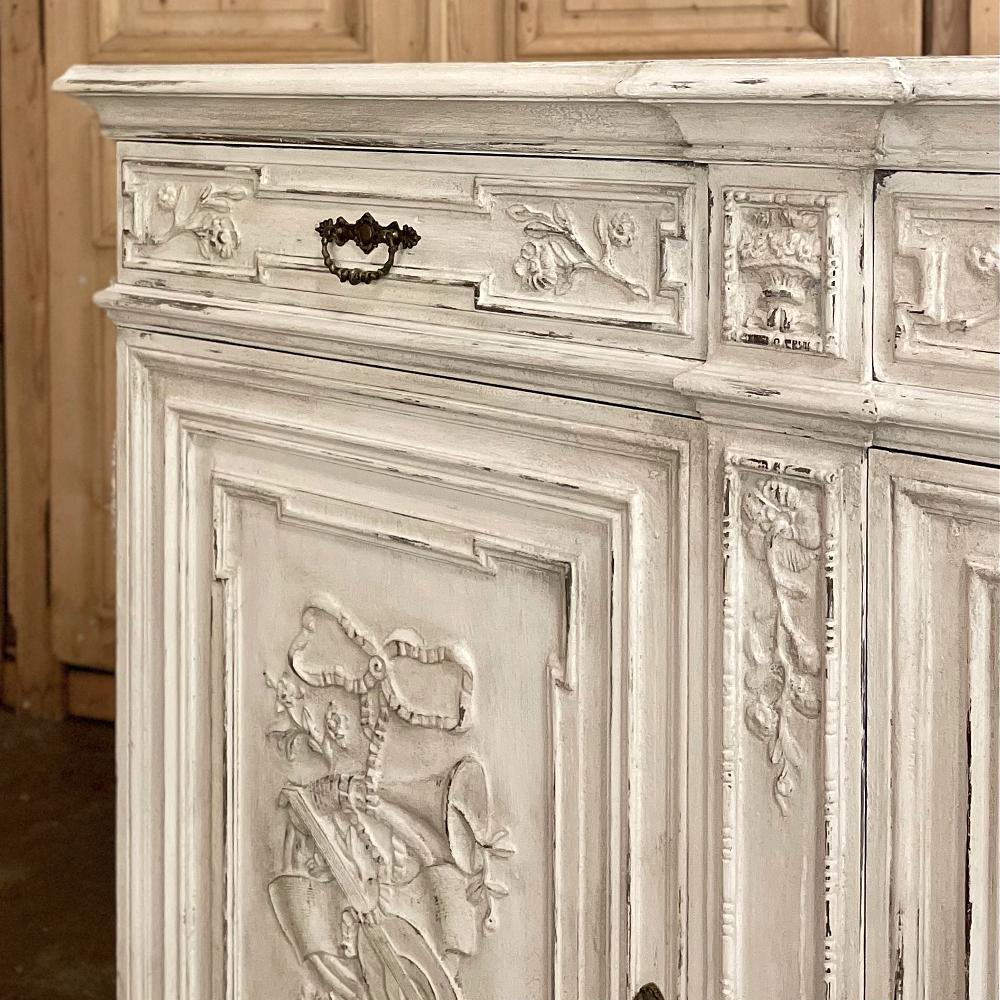 Buffet francese Luigi XVI del XIX secolo dipinto in vendita 5