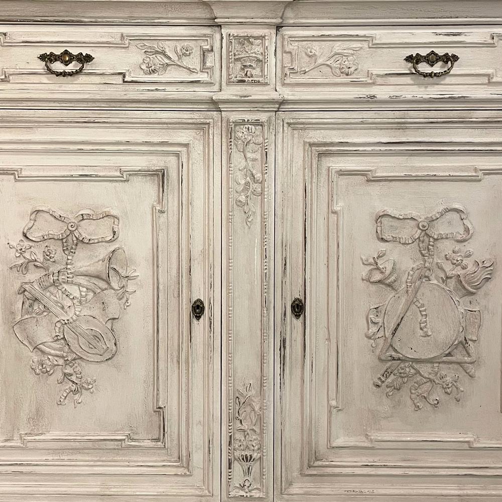 Buffet francese Luigi XVI del XIX secolo dipinto in vendita 6