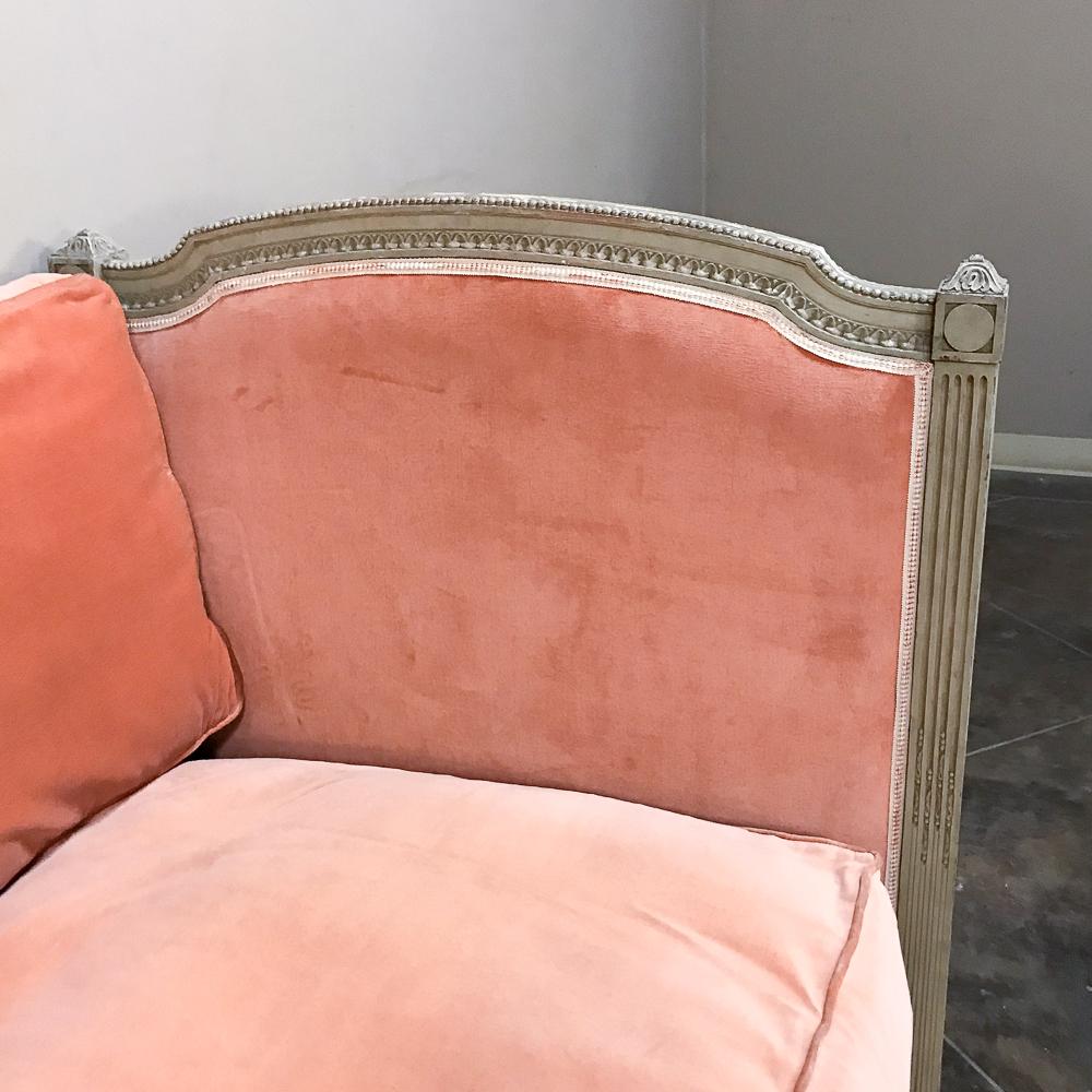 Late 19th Century 19th Century French Louis XVI Painted Daybed