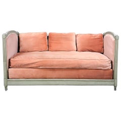 19th Century French Louis XVI Painted Daybed