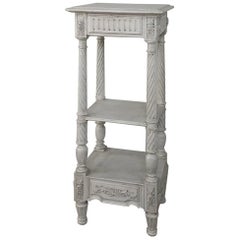 19th Century French Louis XVI Painted Pedestal