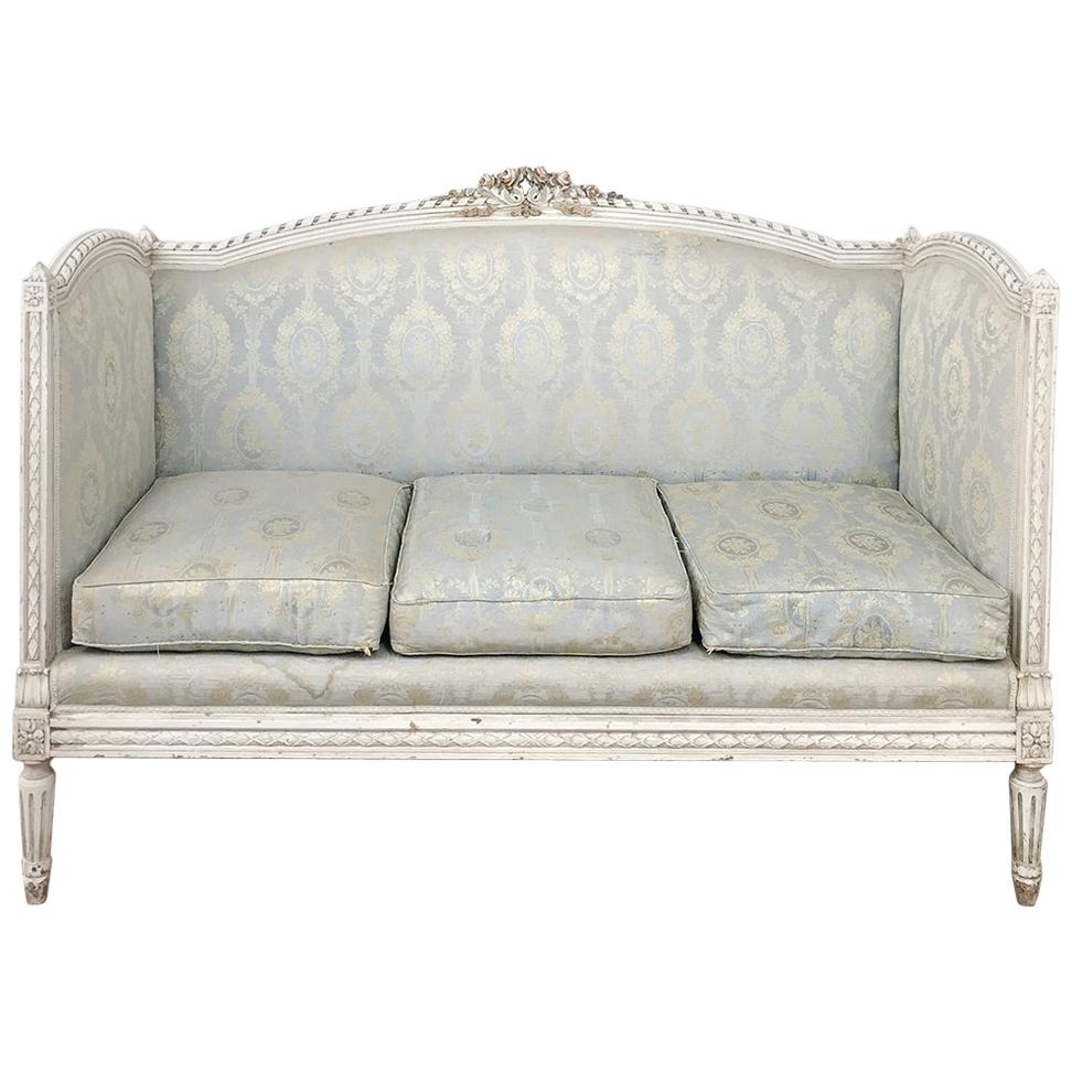 19th Century French Louis XVI Painted Sofa at 1stDibs