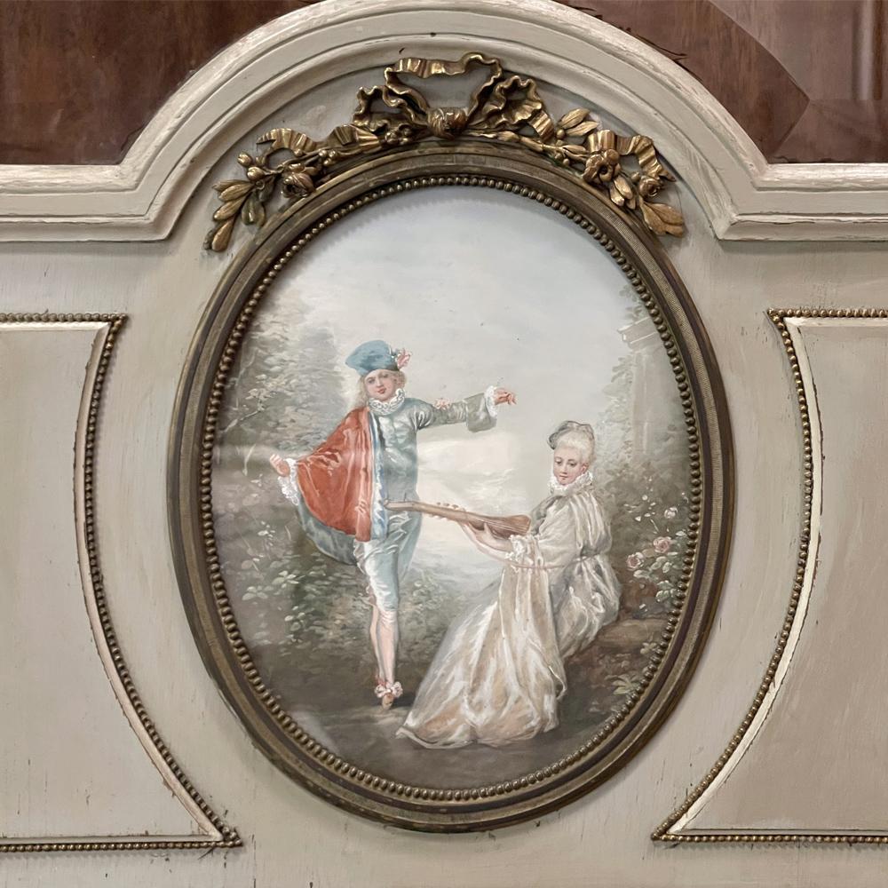 19th Century French Louis XVI Painted Vitrine 7