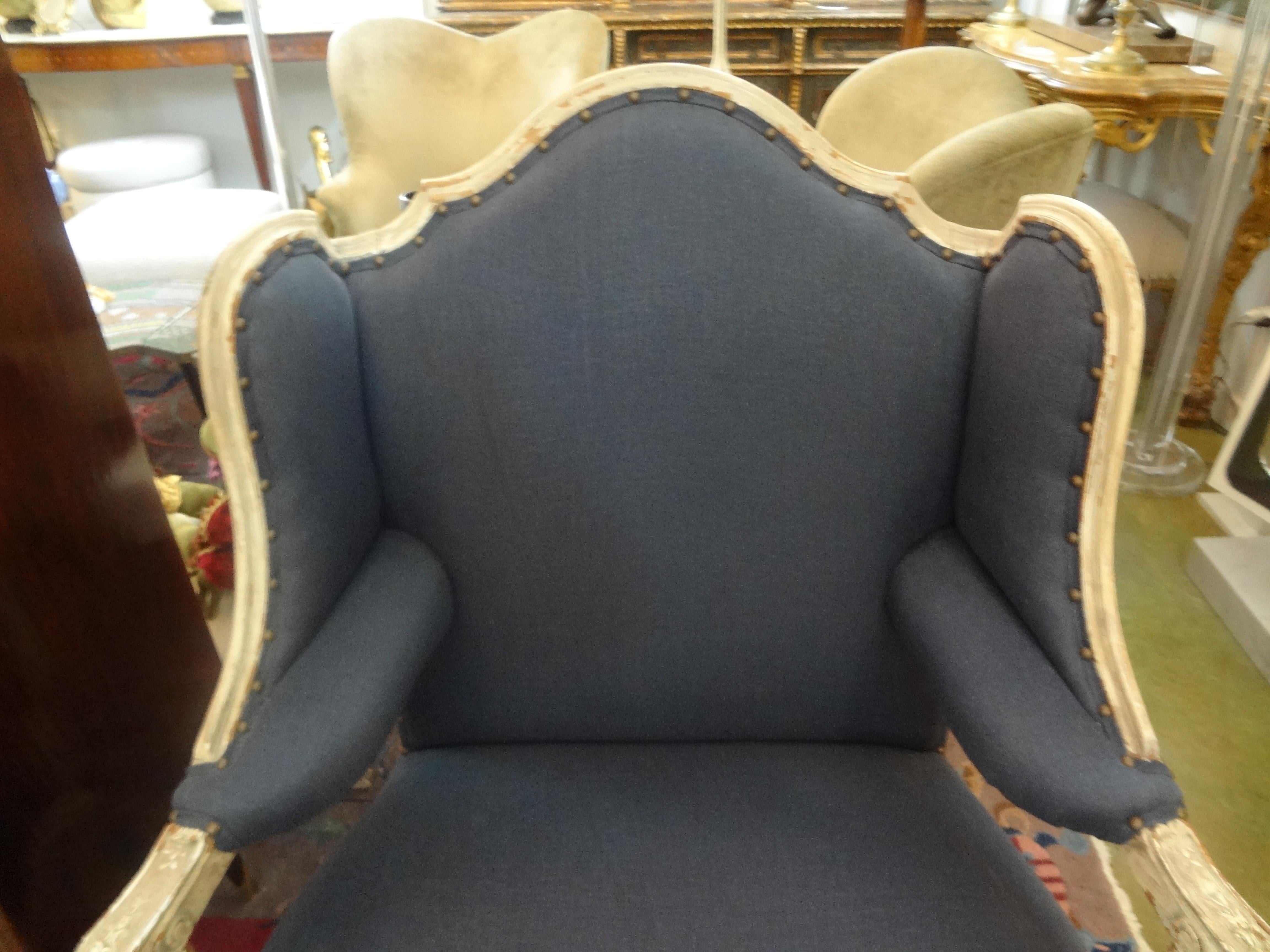Mid-19th Century 19th Century French Régence Style Fauteuil