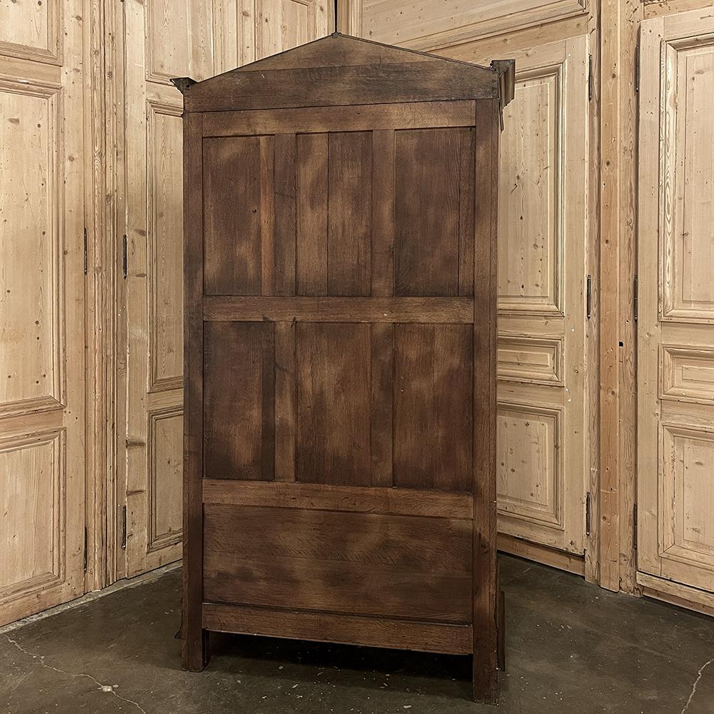 19th Century French Louis XVI Rosewood Armoire For Sale 13