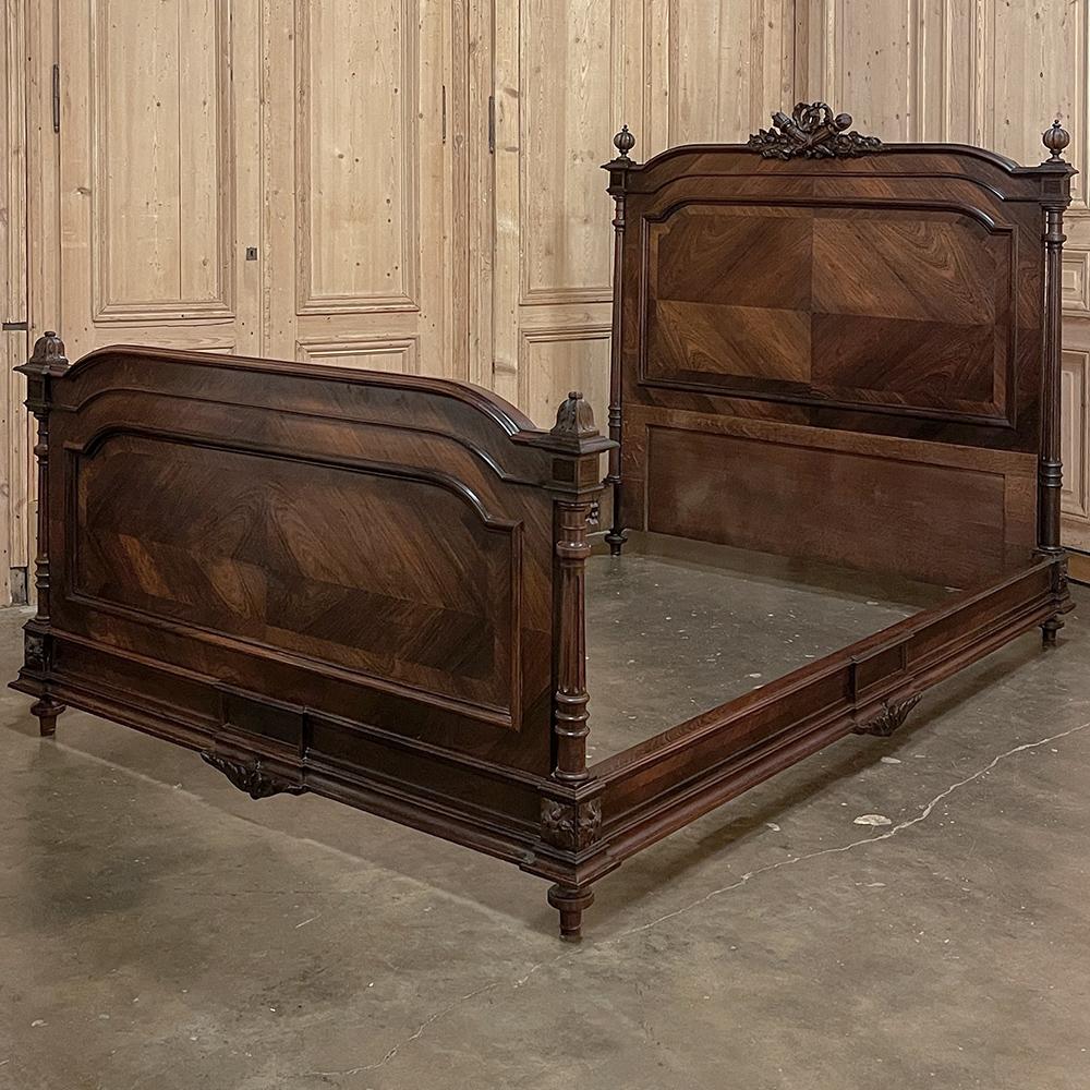antique rosewood bed