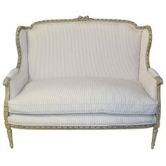 Antique 19th Century French Louis XVI Settee or Sofa