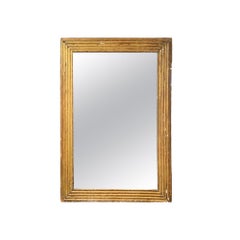 19th Century French Louis XVI Small Giltwood Mirror