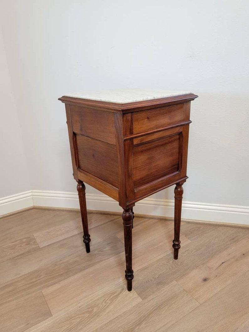 19th Century French Louis XVI Style Bedside Cabinet 6