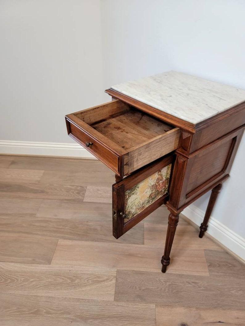 19th Century French Louis XVI Style Bedside Cabinet 2