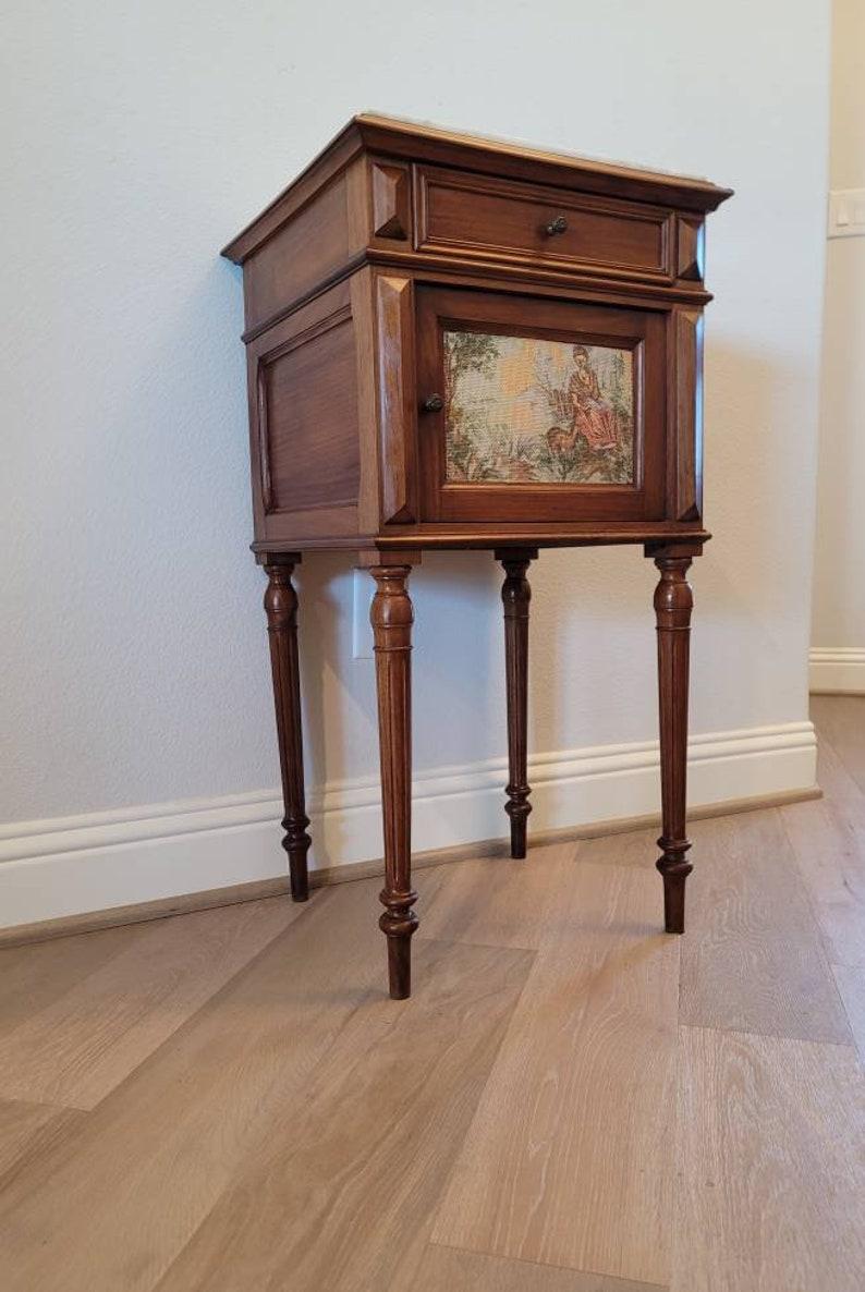 19th Century French Louis XVI Style Bedside Cabinet 3