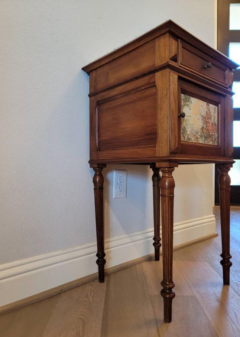19th Century French Louis XVI Style Bedside Cabinet 4