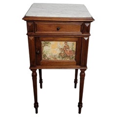 19th Century French Louis XVI Style Bedside Cabinet