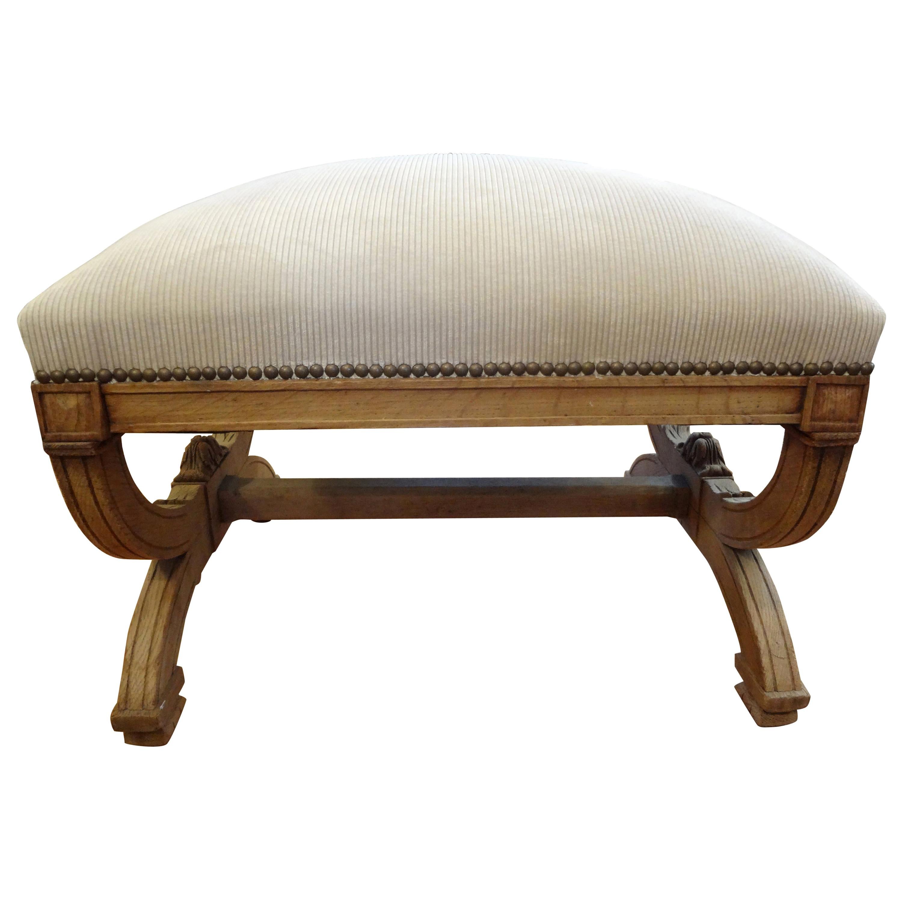 19th Century French Louis XVI Style Bench