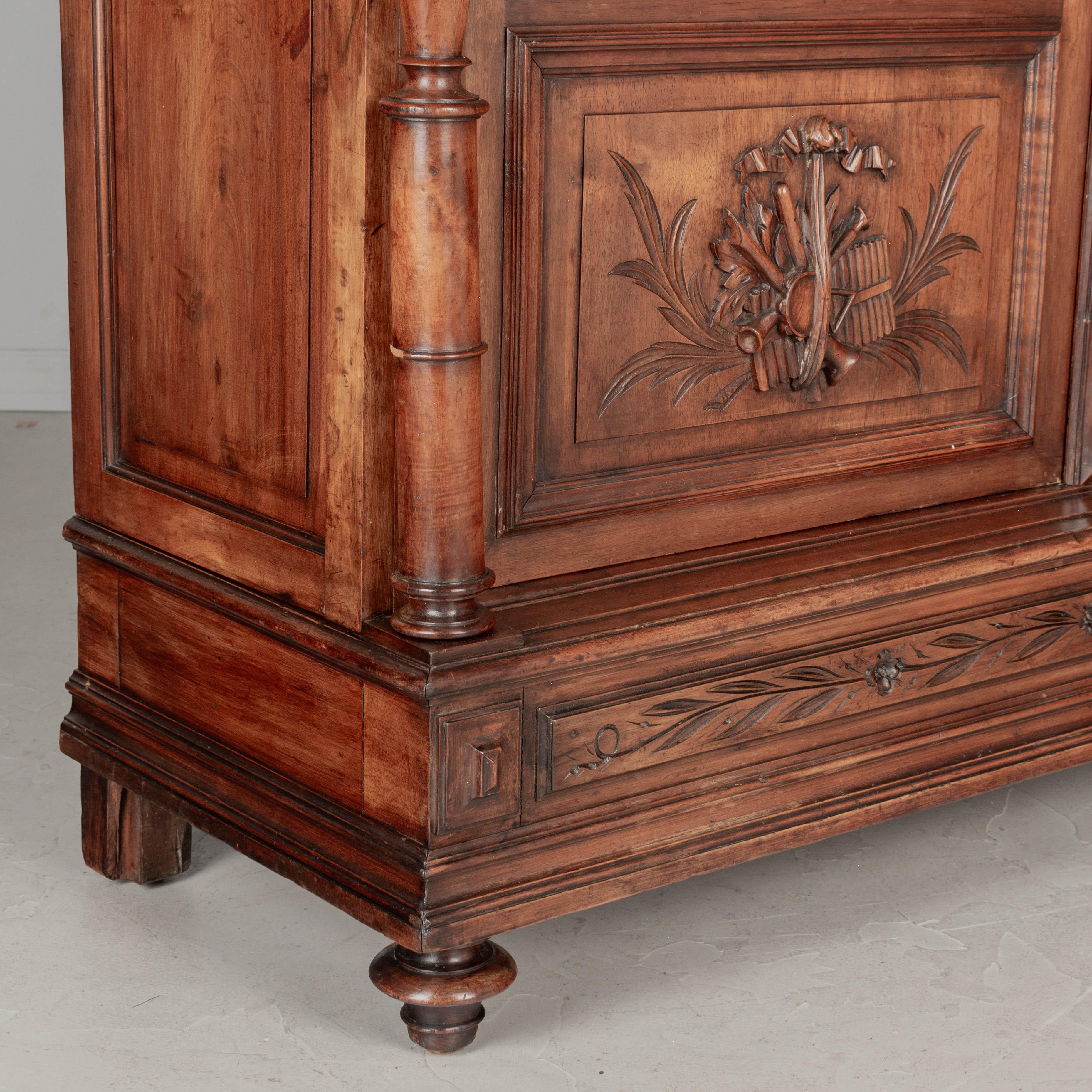 Bibliothèque ou bibliothèque française du 19ème siècle de style Louis XVI en vente 4